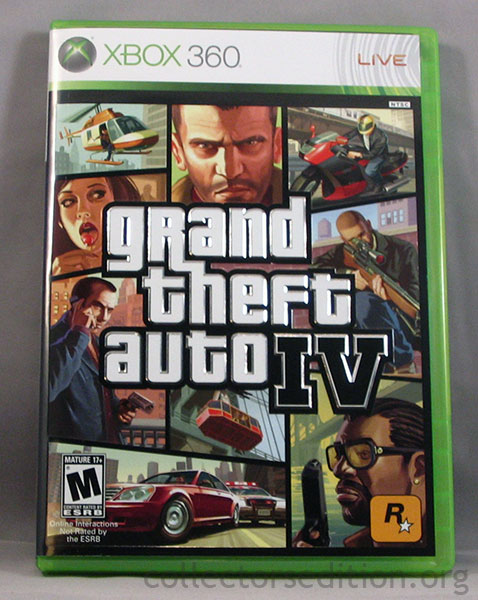 Grand Theft Auto IV Special Edition Cardboard Display Poster Double Sided  Rare