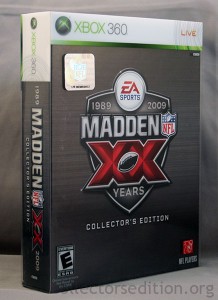 Madden NFL 2009 20th Anniversary XX Collector's Edition  (360) [NTSC]