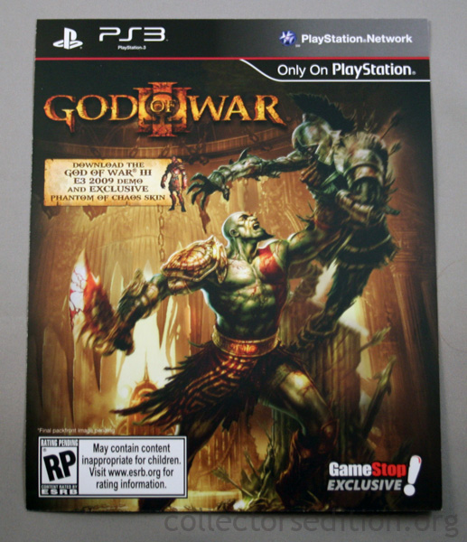 God of war 3 deals ps3 gamestop