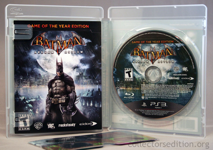 Batman Arkham Asylum Game of The Year Edition PS3