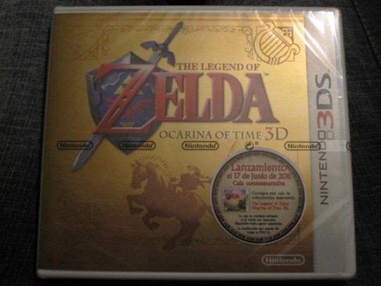 nintendo zelda gold edition