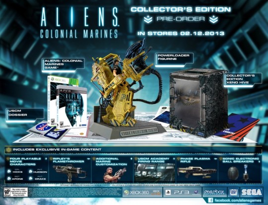 Aliens Colonial Marines Collector's Edition (360/PS3) [NTSC/PAL] (Sega/Gearbox)