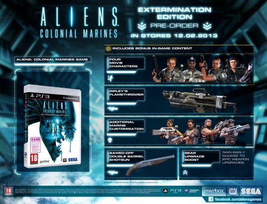 Aliens Colonial Marines - Exclusive Extermination Edition