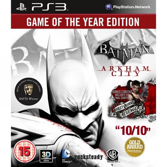 Batman Arkham City  Game of the Year ps3