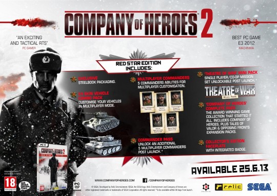 company of heroes 2 steelbook edition