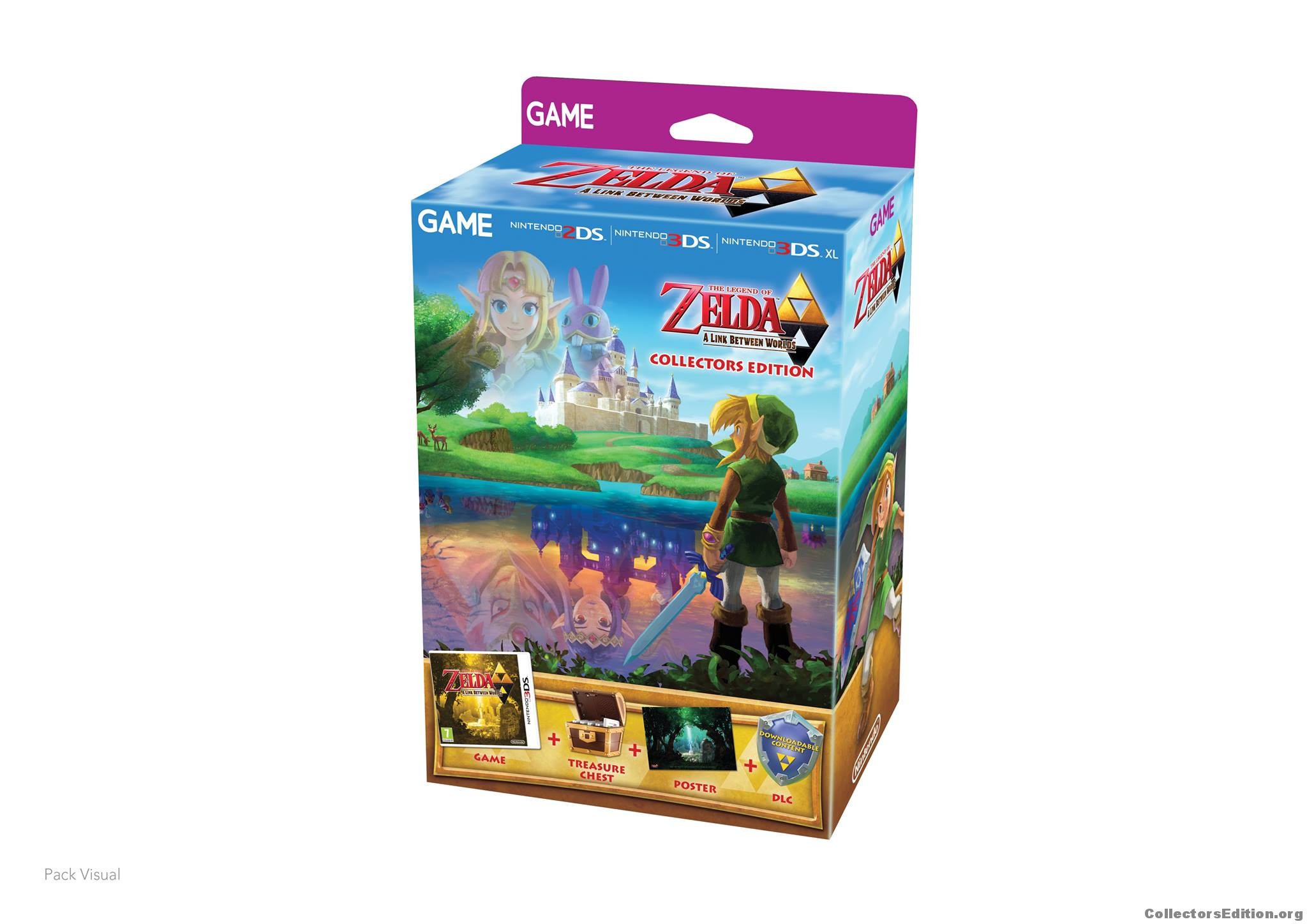 The Legend of Zelda: A Link Between Worlds, Nintendo 3DS games, Games