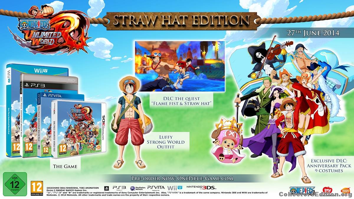 Collectorsedition Org One Piece Unlimited World Red Straw Hat Edition Wiiu Europe