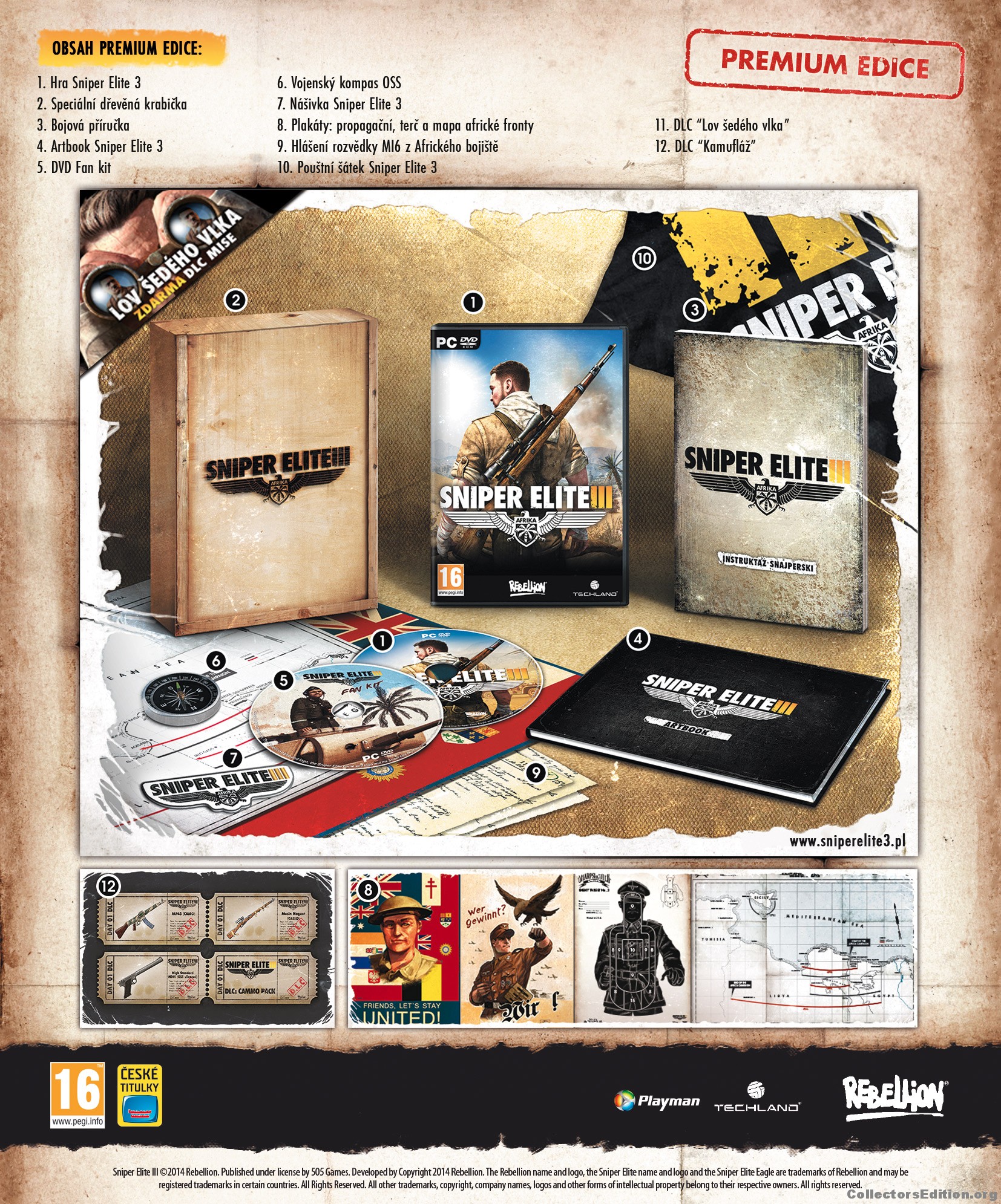 CollectorsEdition.org » Sniper Elite 3 (Premium Edition) (PC) [DVD