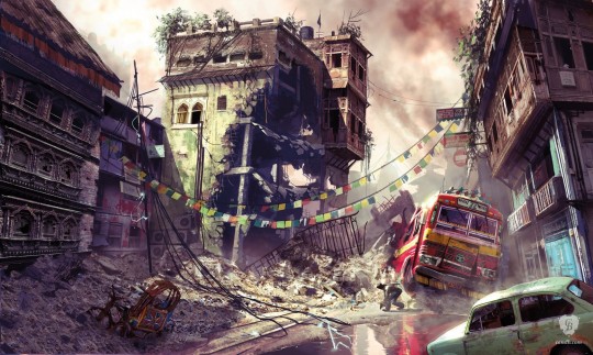 Warzone Street Scene - Uncharted