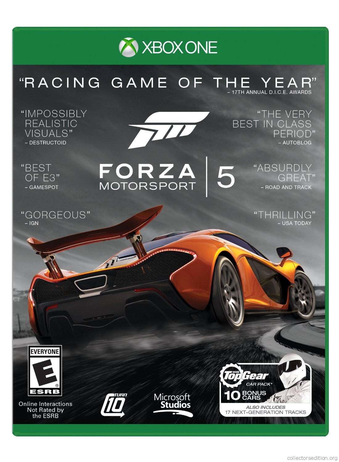 Forza Motorsport 5 Xbox One Car Racing Video Game Art 2013 Print Ad/Poster