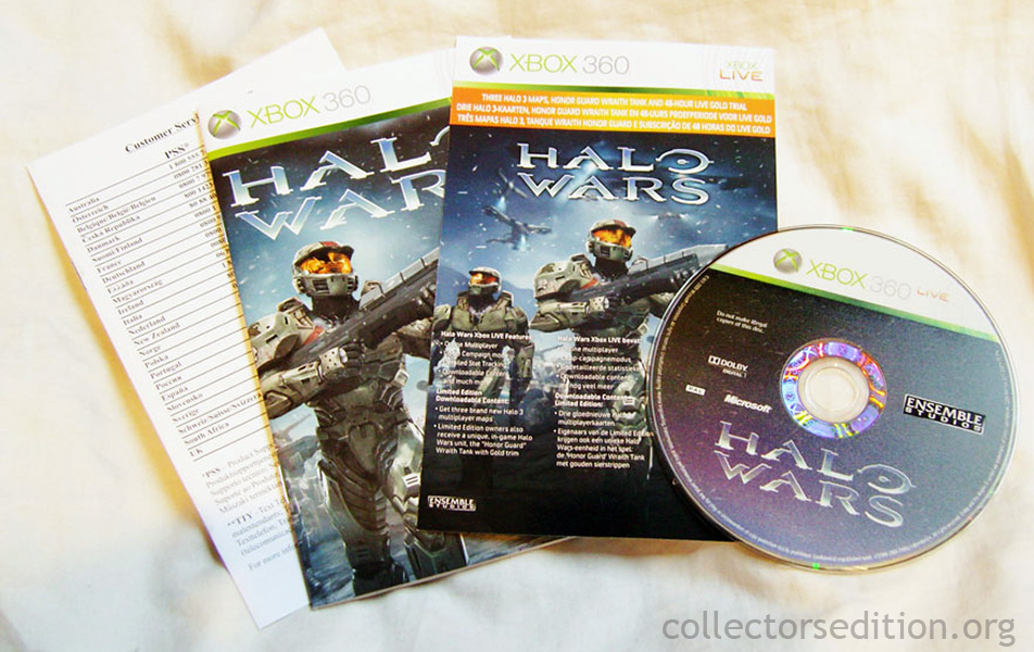 Halo Wars Limited Collector's Edition For Xbox 360 - Complete RTS Game Bundle