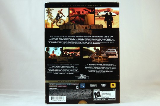 grand theft auto san andreas special edition