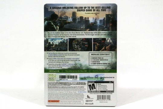 Sniper 2 Ghost Warrior Bulletproof SteelBook Edition (Xbox 360) [NTSC]